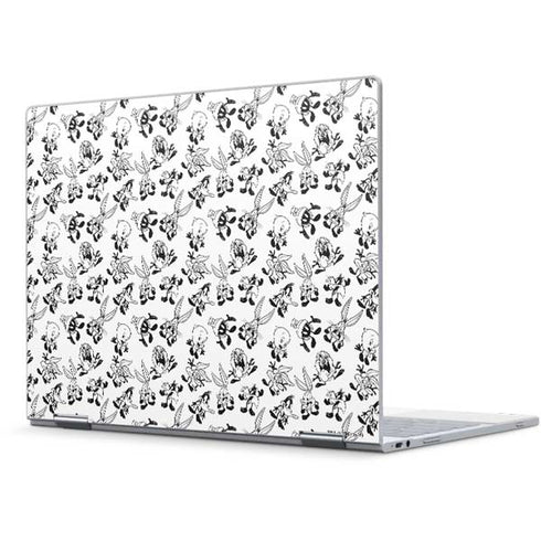Looney Tunes Big Head Pattern Pixelbook Skin